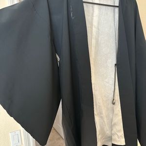 Black silk jacket